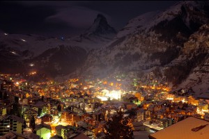 sation de ski de nuit