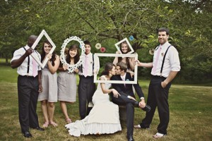 photo de mariage entre amis