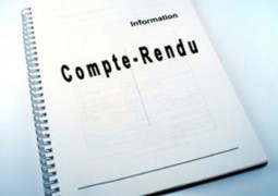 Compte rendu de réunion