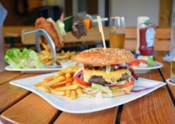 hamburger frites