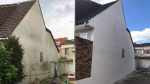 Renovation façade maison